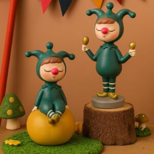 Home Decorating Circus Joker | Hand Painted | Lift...