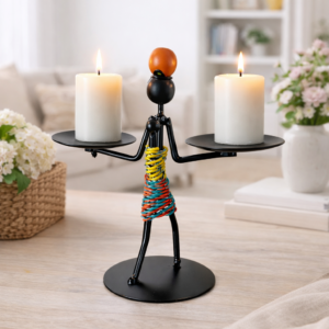 Iron Candle Holder | Stylish African Women Design ...