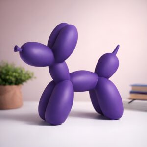 LIFEHAXTORE Balloon Dog Resin Sculpture | Home Dec...