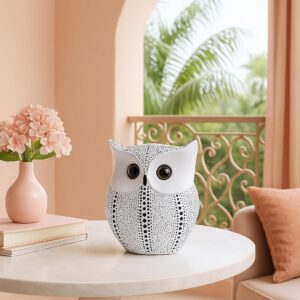 Xtore® Modern Classy Lucky Owl Resin Art Figure S...