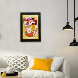 LIFEHAXTORE® Abstract Modern Art Framed Painting ...