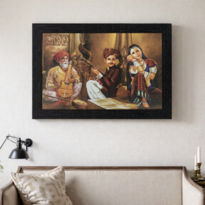 LIFEHAXTORE Modern Rajasthani Art Framed Painting ...