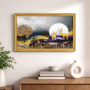 LIFEHAXTORE 3D Golen Foil Modern Art Positive Vibe...