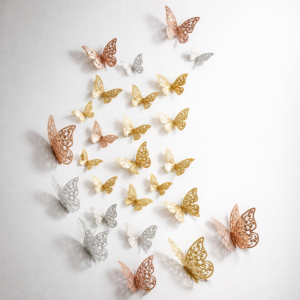 Xtore® 36pcs 3D Gorgeous Butterfly with Sticking ...