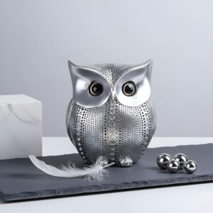 Xtore® Modern Classy Lucky Owl Ceramic Art Figure...