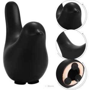 XTORE Creative Black Birds Matte Figurines Home De...