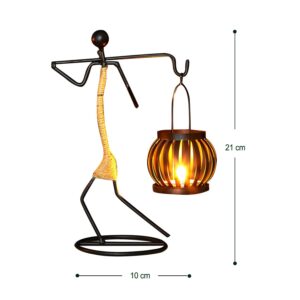LIFEHAXTORE Iron Candle Holder | Handmade Figurine...