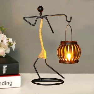 LIFEHAXTORE Iron Candle Holder | Handmade Figurine...