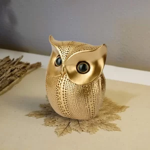 Xtore® Modern Classy Lucky Owl Ceramic Art Figure...