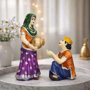 Xtore Village Women with Water Pot Idol Statue Dec...