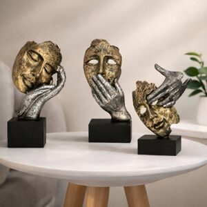 Xtore Human Face Decorative Statues | Handcrafted ...