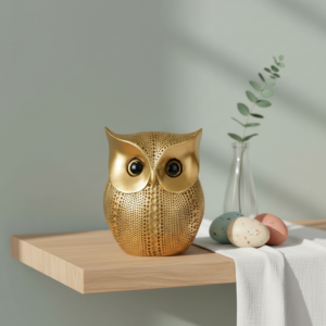 Xtore® Modern Classy Lucky Owl Ceramic Art Figure...