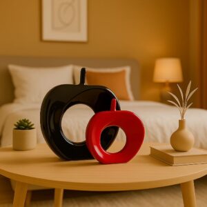 Xtore Beautiful Apple Shape Ceramic Home Decor Sho...