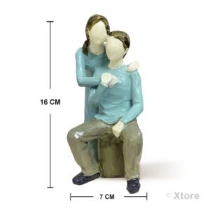 Xtore® Beautiful Hand Painted Medium Size Resin Y...