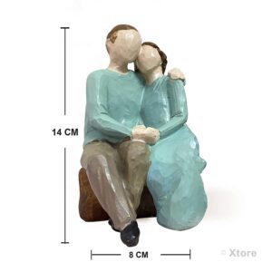 Xtore® Beautiful Hand Painted Medium Size Resin S...