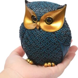 Xtore® Modern Classy Lucky Owl Resin Art Figure S...