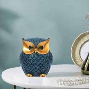 Xtore® Modern Classy Lucky Owl Resin Art Figure S...