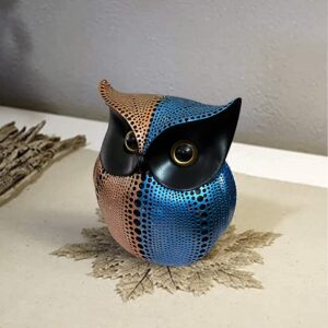 Xtore® Modern Classy Lucky Owl Resin Art Figure S...