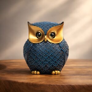 Xtore® Modern Classy Lucky Owl Resin Art Figure S...