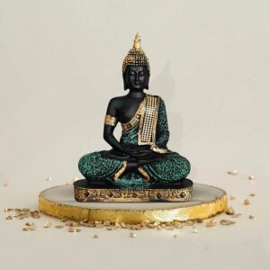 Xtore Sitting Buddha Idol Statue Showpiece for Hom...