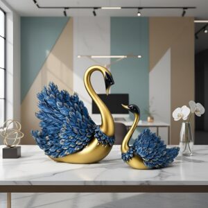 Xtore Hand Crafted Swan Pair Home Decor Figurine |...