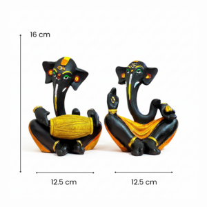 Xtore Resin Hawa Ganesha Statues Decorative Showpi...